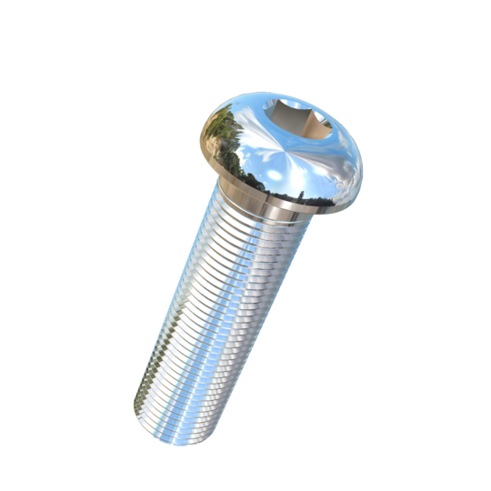 Titanium 5/8-18 X 2-1/4 UNF Button Head Socket Drive Allied Titanium Cap Screw